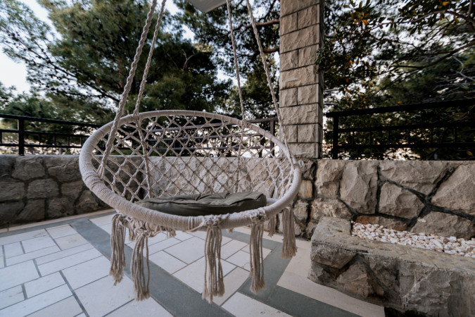 Traditionelle dalmatinische &Auml;u&szlig;ere; "Stein und Olive", Villa AMore Brela Brela