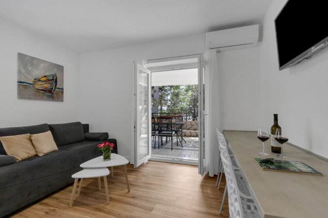 Stilvolles, komfortables und warmes Interieur, Villa AMore Brela Brela